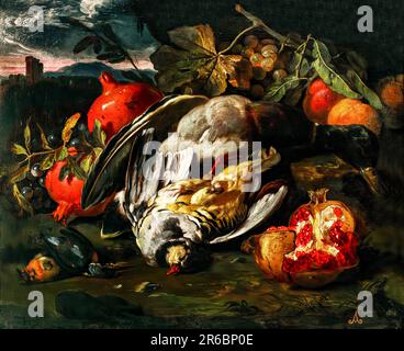 Still life with dead game, 1600 - 1699 Stock Photo
