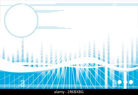 Colorful Abstract lines busines background Stock Vector