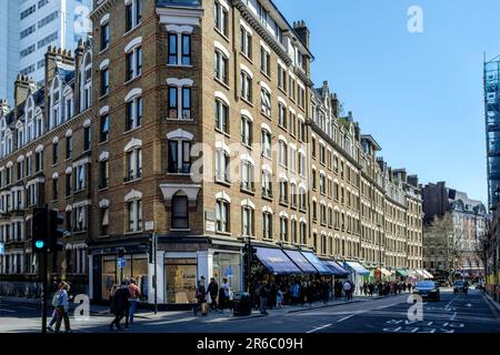 Sandringham Buildings, Charing Cross Road, London, UK Stock Photo