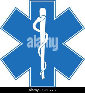 Image of first aid icon / symbol. Stock Vector