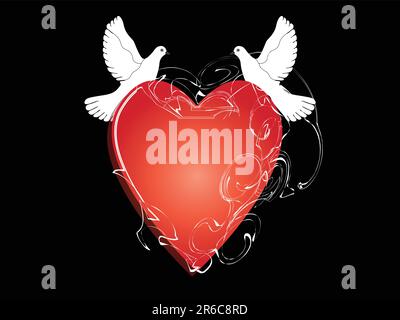 A vector representing valentine heart Stock Vector Image & Art - Alamy