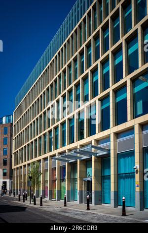 TikTok London HQ - TikTok London Headquarters at the Kaleidoscope Building 4 Lindsey St in Smithfield, Central London. Architect PLP 2019. Tik Tok HQ Stock Photo