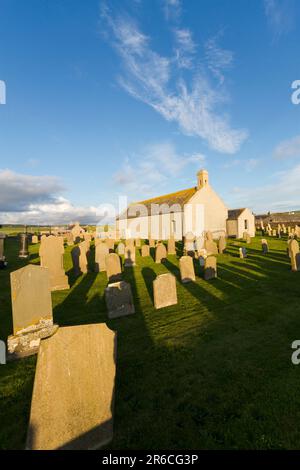 St Magnus Kirk, Birsay, Orkney Islands Stock Photo