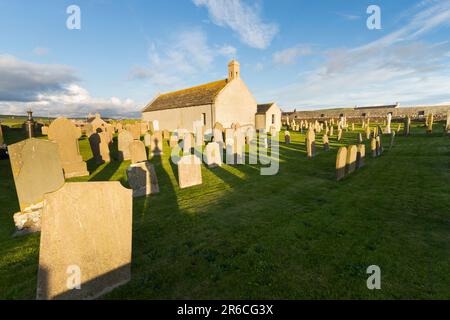 St Magnus Kirk, Birsay, Orkney Islands Stock Photo