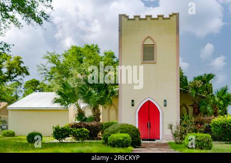 Oasis House of Prayer is pictured, June 5, 2023, in Gulfport, Mississippi. The non-denominational church also serves as a wedding chapel. Stock Photo