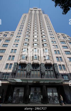 The Boerentoren is a historic art-deco building in Antwerp, Belgium ...