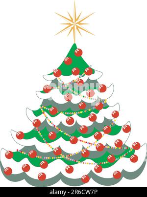 christmas related ilustration  in vector format very easy to edit Stock Vector