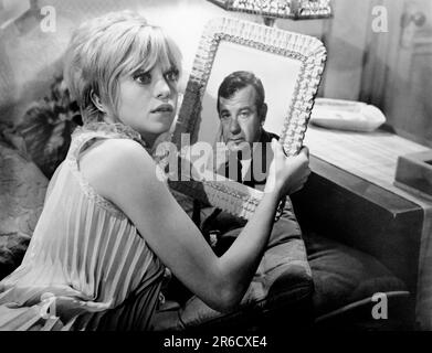 Goldie Hawn, on-set of the Film, 'Cactus Flower', Columbia Pictures, 1969 Stock Photo