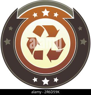 Recycle Insignia- An Illustration of a Recycle Insignia Stock Vector ...