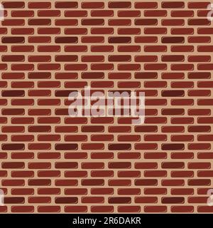 Brick wall seamless of brick laying pattern flat art style Stock Vector ...