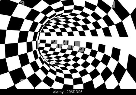 abstract vector tunnel - suitable for background Stock Vector