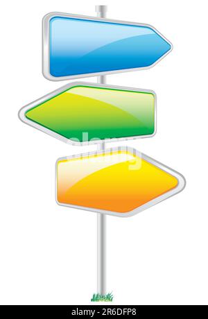 Vector illustration of traffic sign Stock Vector