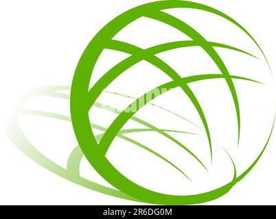 Artsy images of the earth representing green conservation. Stock Vector