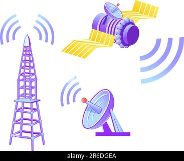Satellite Stock Vector