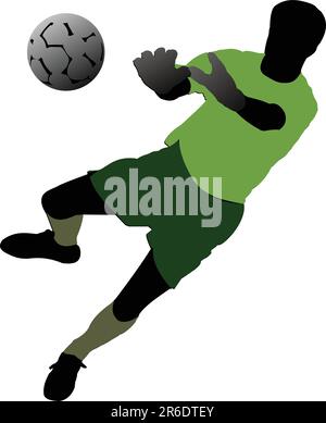 Soccer players. Vector illustration Stock Vector Image & Art - Alamy