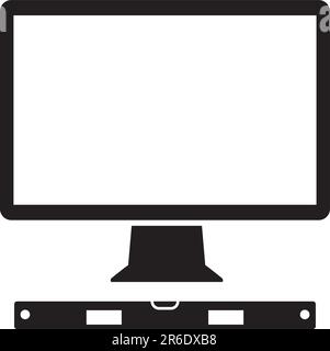 Vector icon of server. Stock Vector