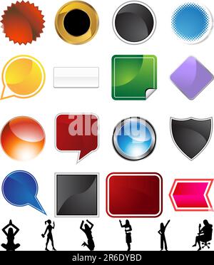 business woman set Stock Vector Image & Art - Alamy