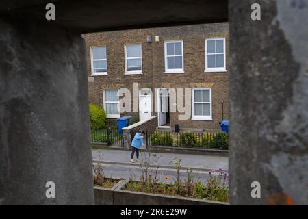 Sheerness, port town on The Isle of Sheppey, island off the northern coast of Kent, England, neighbouring the Thames Estuary, England, United Kingdom Stock Photo