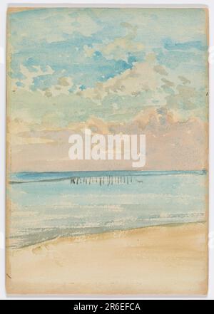 watercolor baby blue, lavender and dodger blue color graphic background  illustration painting Stock Photo - Alamy