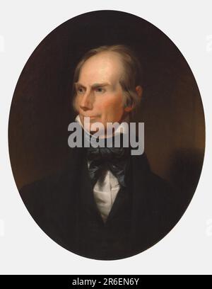 Henry Clay. oil on canvas. Date: 1842. Museum: NATIONAL PORTRAIT GALLERY. Stock Photo