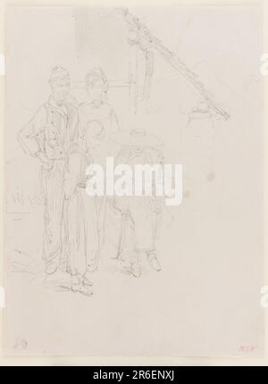 Drawing of artist by pencil on paper Stock Photo - Alamy