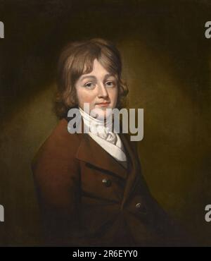 Francis Scott Key. oil on canvas. Date: c. 1796. Museum: NATIONAL PORTRAIT GALLERY. Stock Photo