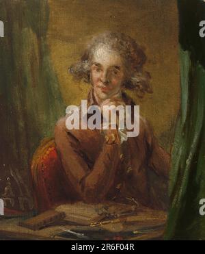 Benjamin Latrobe. oil on canvas. Date: c. 1790. Museum: NATIONAL PORTRAIT GALLERY. BENJAMIN HENRY LATROBE. Stock Photo