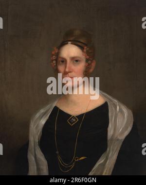 Abigail Powers Fillmore. oil on canvas. Date: c. 1840. Museum: NATIONAL PORTRAIT GALLERY. Stock Photo