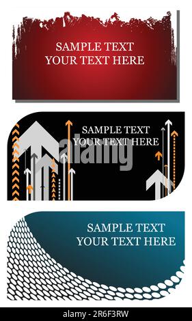 stylish business cards easily editable vector illustration Stock Vector