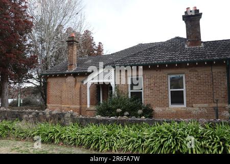 The historic Court House in Berrima, located in the Southern Highlands of New South Wales, Australia Stock Photo