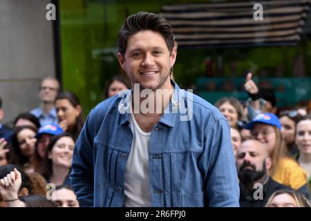 New York, USA. 09th June, 2023. Niall Horan Performs On NBC's Today Show  at Rockefeller Center in New York, NY on June 9, 2023. (Photo by Efren  Landaos/Sipa USA) Credit: Sipa US/Alamy