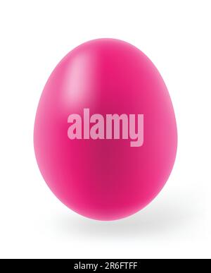 Multi-coloured Easter eggs on a white background Stock Vector