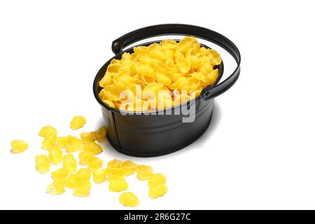 Gnocchetti sardi pasta isolated on white Stock Photo