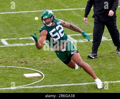 April 28, 2022, Las Vegas, Nevada, USA: JERMAINE JOHNSON II attends the 2022  NFL Draft at the Bellagio Hotel & Casino. The Jets picked Johnson as the  the 26th pick of the