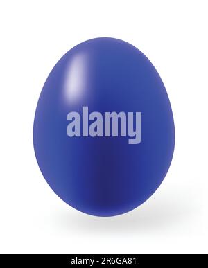 Multi-coloured Easter eggs  on a white background Stock Vector