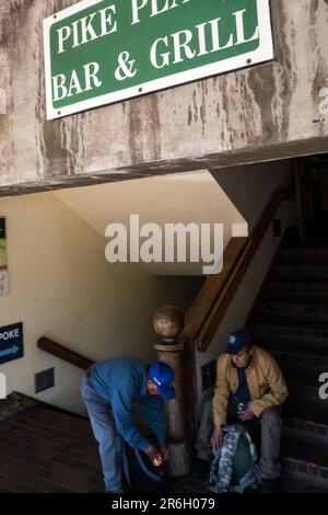 Seattle, USA. 11th May, 2023. People at PIke Place Market. Stock Photo