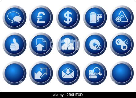 Internet icons Stock Vector