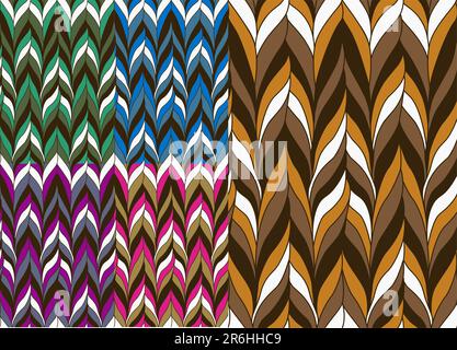 seamless retro pattern Stock Vector