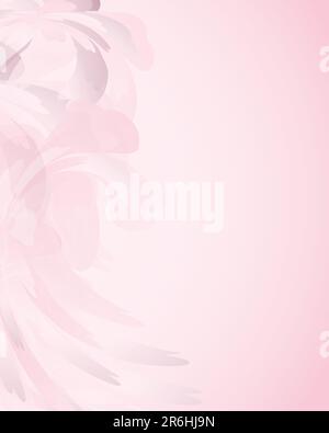 Abstract flowers background with place for your text Stock Vector