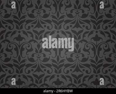 seamless pattern, perfectly tile-able both horizontally and vertically; scalable and editable vector illustration Stock Vector
