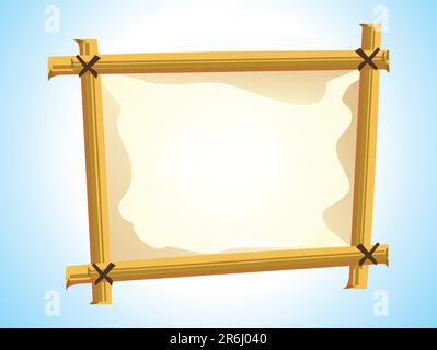 Frame template design with space theme illustration Stock Vector Image ...