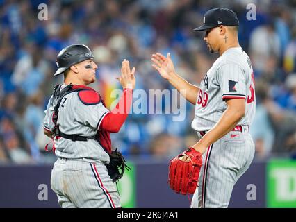 Minnesota Twins relief pitcher Jhoan Duran throws against the Colorado  Rockies during a baseball game Sunday, June 26, 2022, in Minneapolis. (AP  Photo/Andy Clayton-King Stock Photo - Alamy