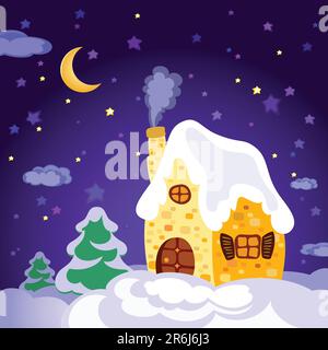 christmas,  this  illustration may be useful  as designer work Stock Vector