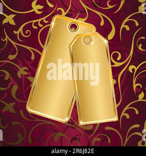 tag,  this  illustration may be useful  as designer work Stock Vector