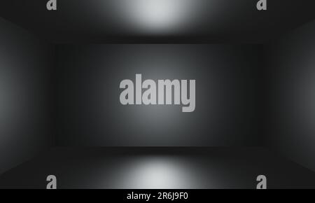 background with gradient used for show product studio room 3d render Stock Photo