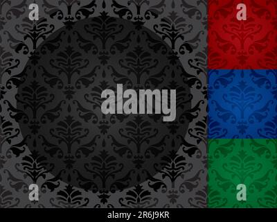 seamless pattern, perfectly tile-able both vertically and horizontally; scalable and editable vector illustration Stock Vector