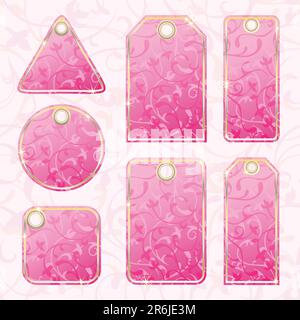 tag,  this illustration may be useful as designer work Stock Vector