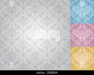seamless pattern, perfectly tile-able both vertically and horizontally; scalable and editable vector illustration Stock Vector