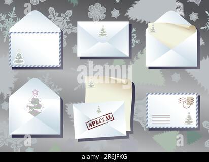 envelope,  this  illustration may be useful  as designer work Stock Vector