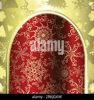 christmas,  this illustration may be useful as designer work Stock Vector